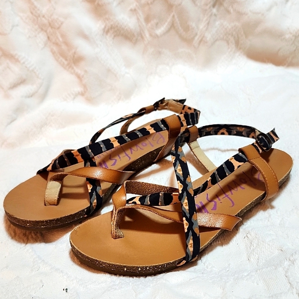 Blowfish Leather Gladiator Sandals